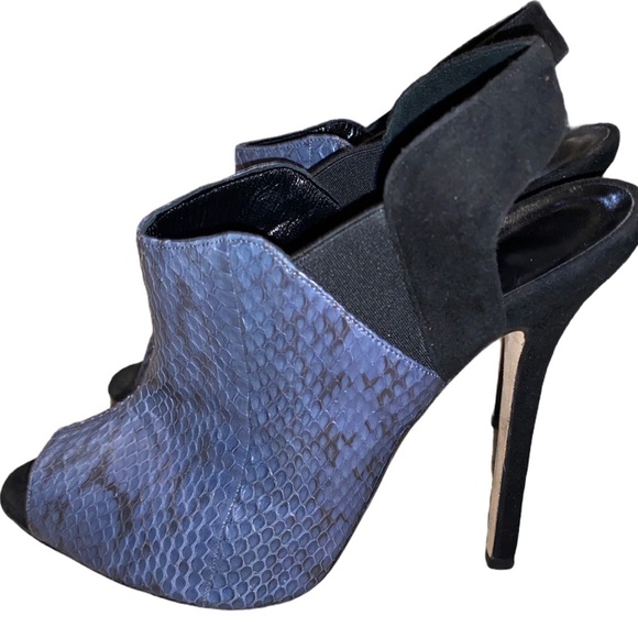 Oscar de la Renta slingback python heels size 40 - Picture 5 of 7
